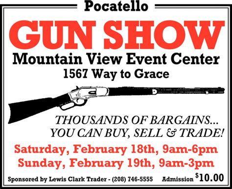 Gun show pocatello. Things To Know About Gun show pocatello. 